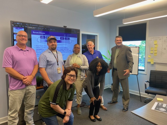 ACI team conducting an Agile training session